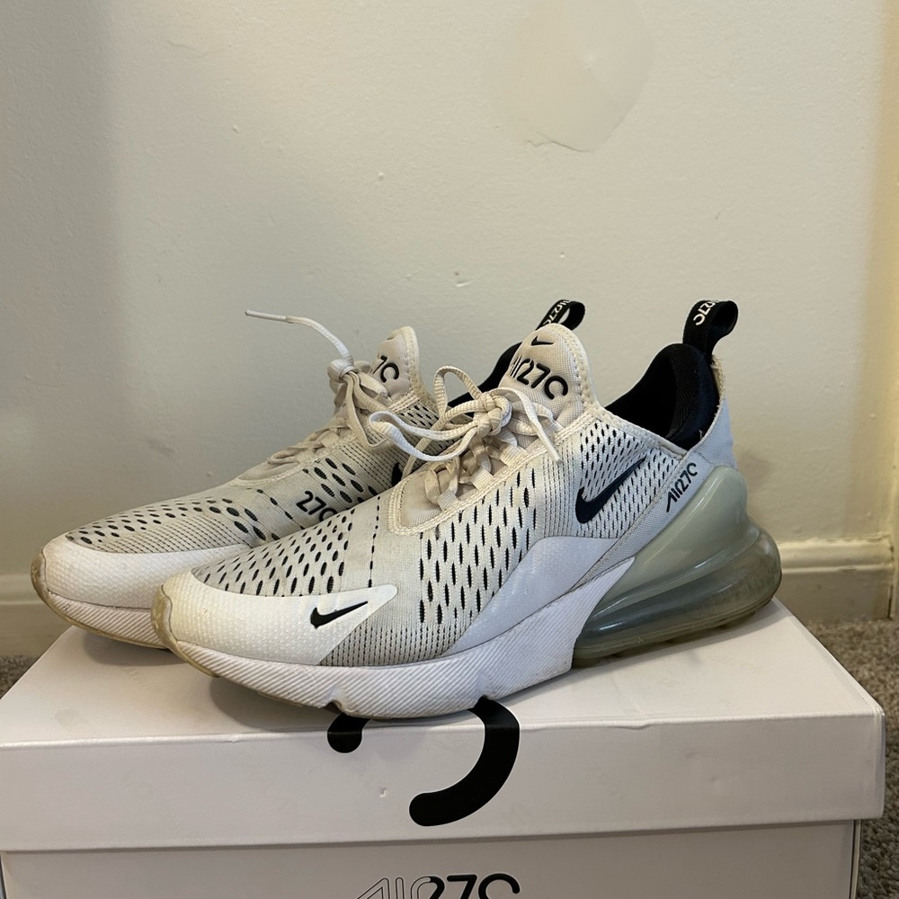 Nike Air Max 270 White Women’s Shoes (US 9.5 W)